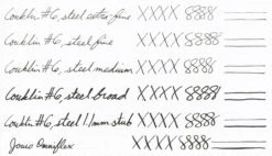 Conklin Duragraph Fountain Pen - Abalone Nights -Writing Tools Store ALL Conklin 6 JoWo Steel EF F M B S Omniflex