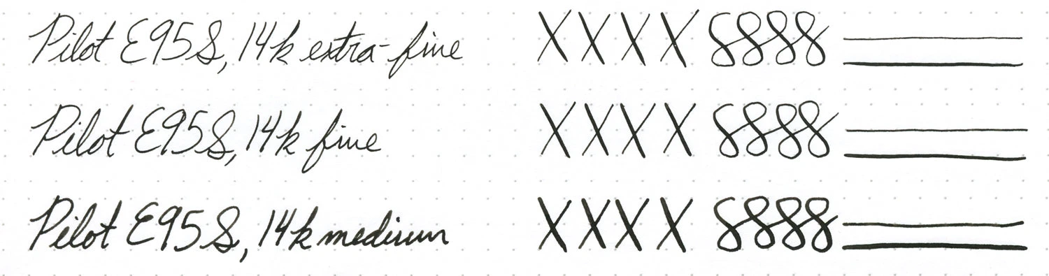 Pilot E95s Fountain Pen - Black 12 Pilot E95s Fountain Pen - Black - Image 12