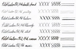 Pilot Custom Heritage 912 Fountain Pen - Black 35 Pilot Custom Heritage 912 Fountain Pen - Black -Writing Tools Store All Pilot Custom912 14k DB P F W S C M