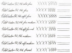 Pilot Custom Heritage 912 Fountain Pen - Black 34 Pilot Custom Heritage 912 Fountain Pen - Black -Writing Tools Store All Pilot Custom912 14k EF F SF FM SFM M SM B