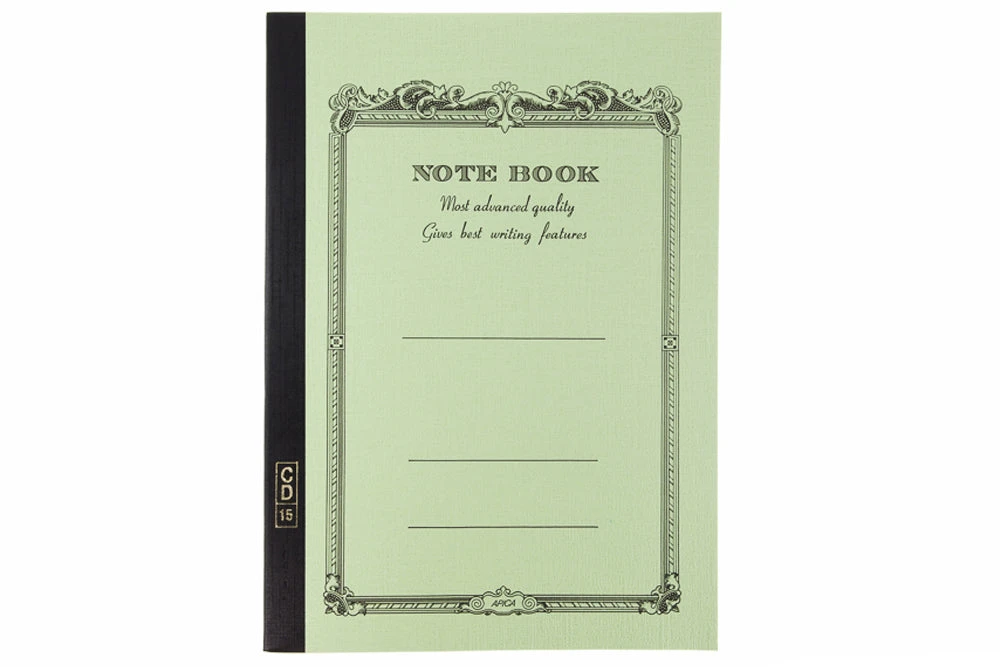 Apica CD-15 B5 Notebook - Light Green, Lined 1 Apica CD-15 B5 Notebook - Light Green, Lined