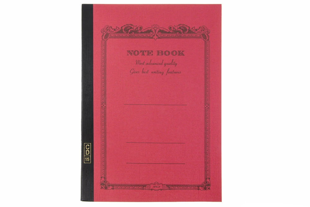 Apica CD-15 B5 Notebook - Red, Lined 1 Apica CD-15 B5 Notebook - Red, Lined