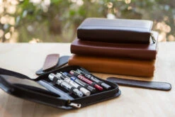 Aston Leather 10 Slot Pen Case - Cognac -Writing Tools Store Aston Leather SharedEnvironmentals 2