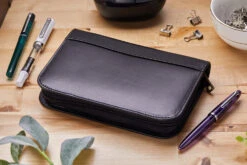 Aston Leather 10 Slot Pen Case - Black 12 Aston Leather 10 Slot Pen Case - Black -Writing Tools Store AstonLeather 10PenCase Black 1