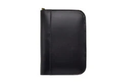 Aston Leather 10 Slot Pen Case - Black