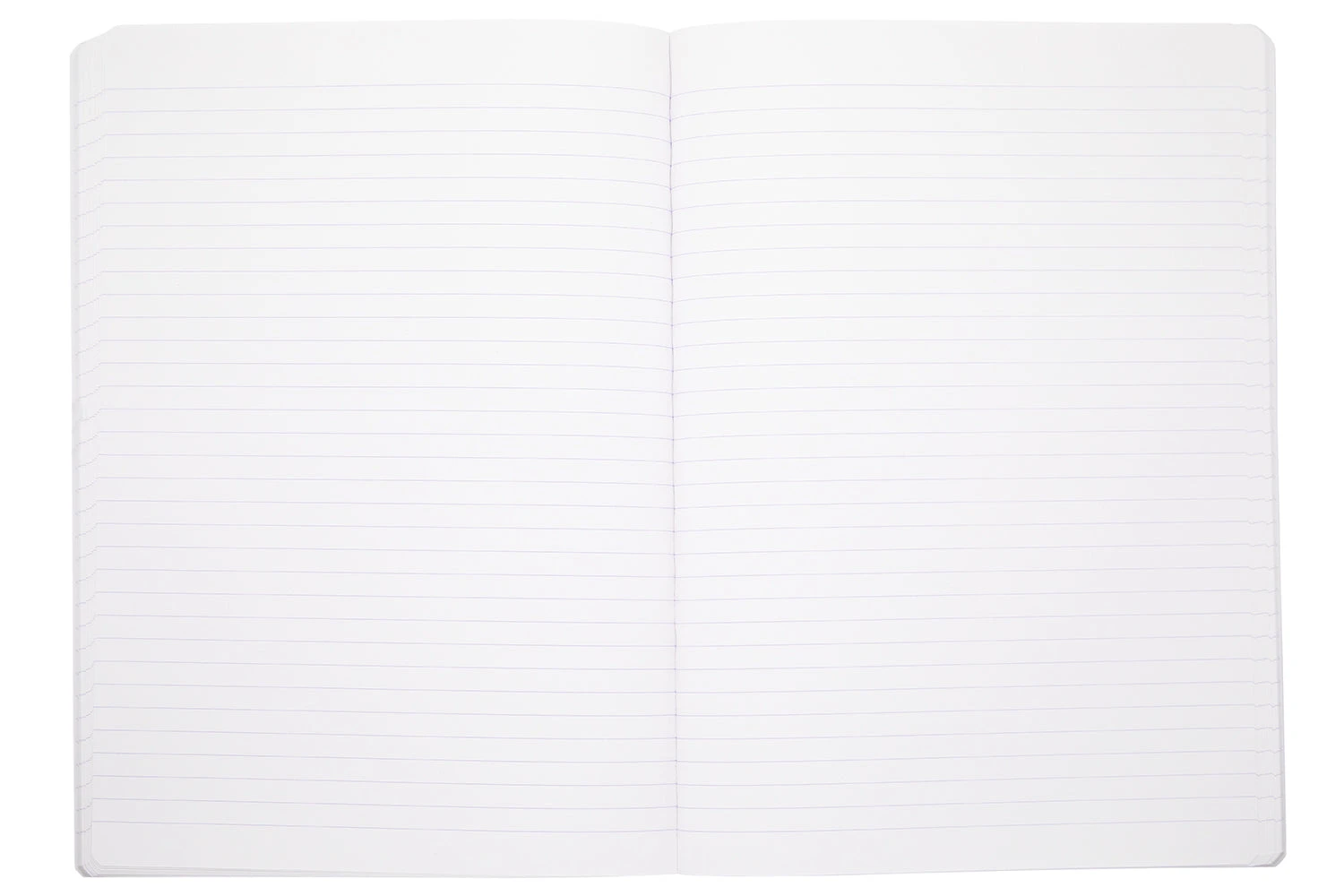 Clairefontaine Basic Clothbound A4 Notebook - Blue, Lined 2 Clairefontaine Basic Clothbound A4 Notebook - Blue, Lined - Image 2