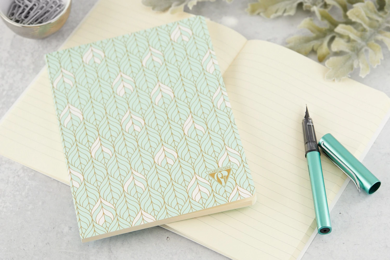 Clairefontaine Neo Deco A5 Notebook - Liane, Lined 3 Clairefontaine Neo Deco A5 Notebook - Liane, Lined - Image 3
