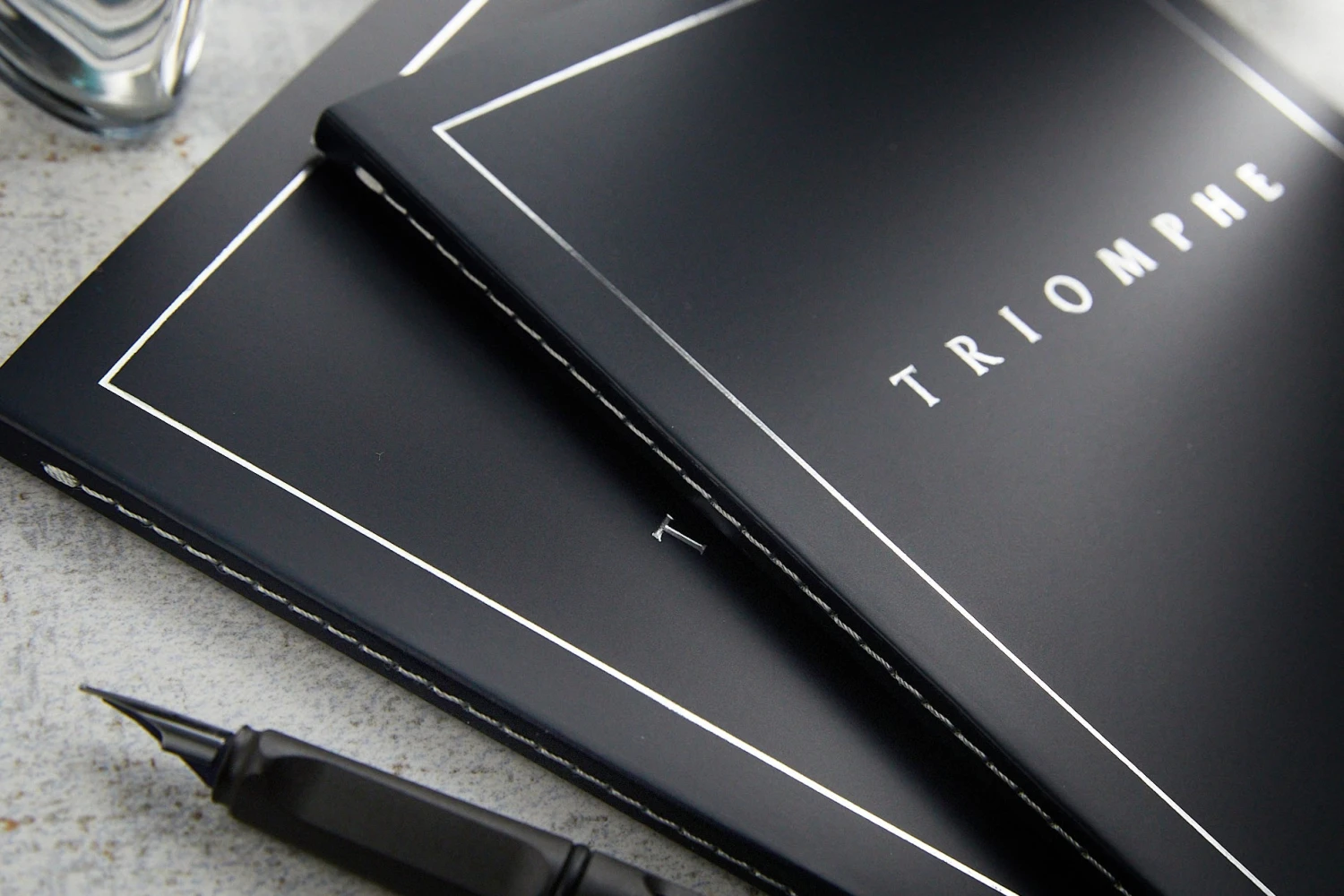 Clairefontaine Triomphe A5 Notebook - Lined Ivory Paper 2 Clairefontaine Triomphe A5 Notebook - Lined Ivory Paper - Image 2