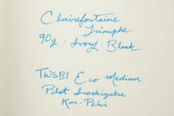 Clairefontaine Triomphe A5 Notebook - Blank Ivory Paper -Writing Tools Store Clairefontaine Triomphe A5 Notebook Ivory blank 3