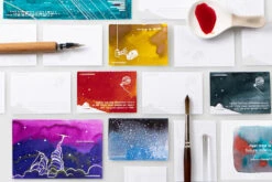 Colorverse Ink Art Cards - Hubble (Size A) 27 Colorverse Ink Art Cards - Hubble (Size A) -Writing Tools Store Colorverse HubbleArtCards SizeA stock 6
