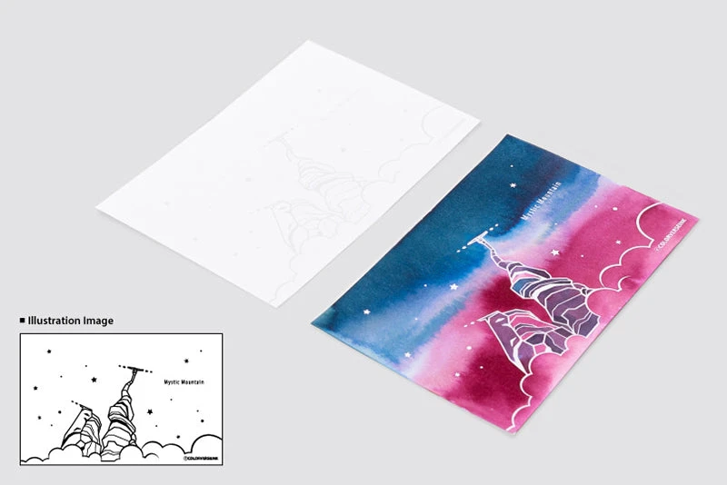 Colorverse Ink Art Cards - Hubble (Size B) 7 Colorverse Ink Art Cards - Hubble (Size B) - Image 7
