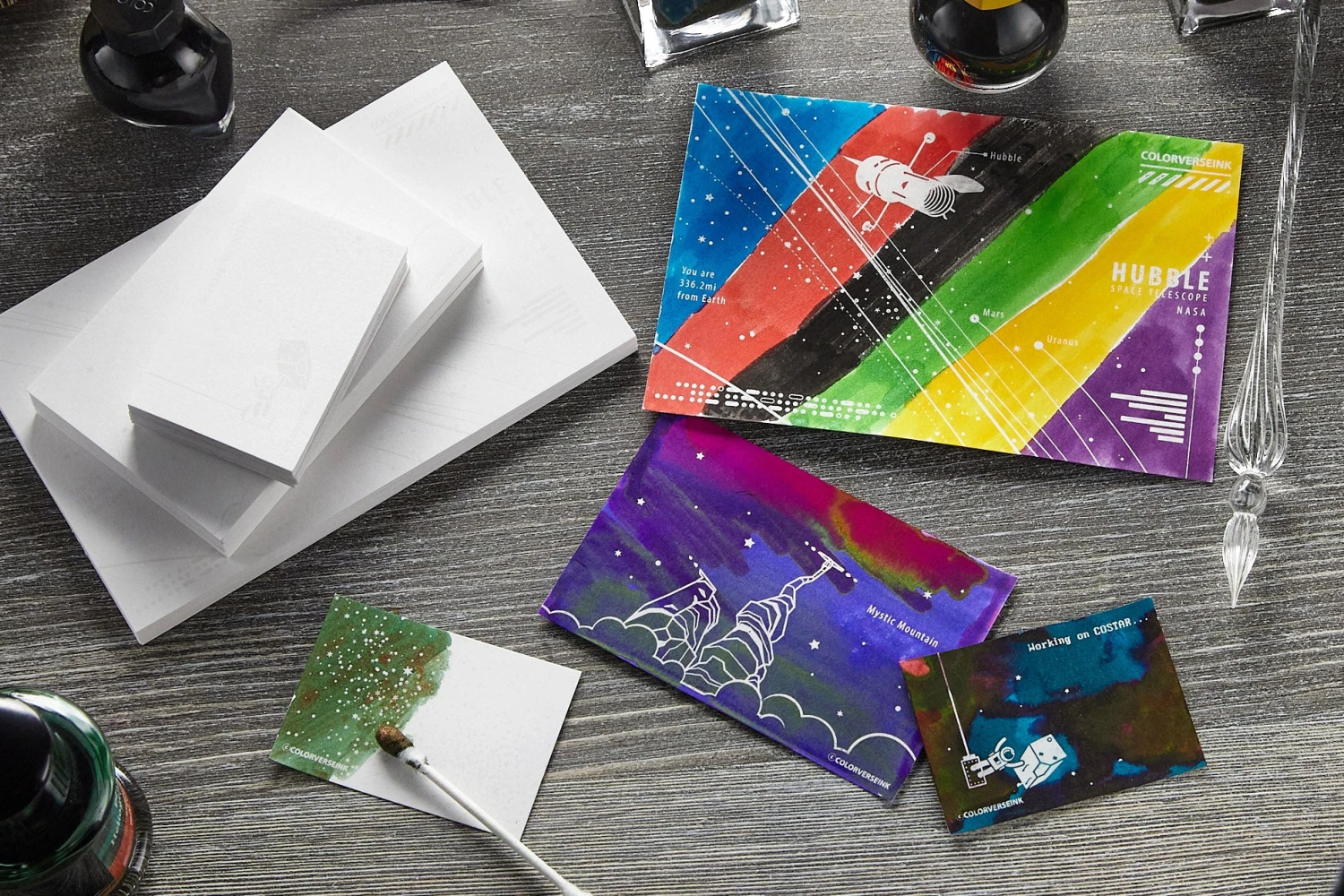 Colorverse Ink Art Cards - Hubble (Size A) 4 Colorverse Ink Art Cards - Hubble (Size A) - Image 4