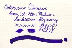 Colorverse Quasar - 65ml + 15ml Bottled Ink -Writing Tools Store Colorverse Quasar InkReview Leuchtturm1917 80g 1