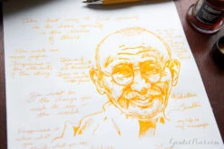 De Atramentis Mahatma Gandhi - 45ml Bottled Ink -Writing Tools Store DeAtramentis Gandhi 1