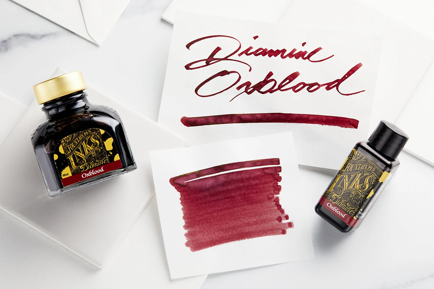 Diamine Oxblood - 80ml Bottled Ink 4 Diamine Oxblood - 80ml Bottled Ink - Image 4
