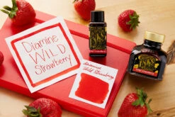 Diamine Wild Strawberry - 80ml Bottled Ink -Writing Tools Store Diamine Ink WildStrawberry 2 8a736dcb 5899 4af4 bec9 f7f092fd2470