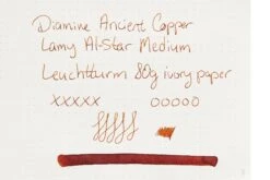 Diamine Ancient Copper - Ink Cartridges -Writing Tools Store Diamine InkReview AncientCopper Leuchtturm1917 80g Ivory d970c4b9 e258 4b76 86ad 7c69f492909d