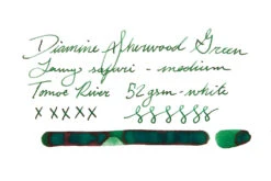 Diamine Sherwood Green - Ink Cartridges -Writing Tools Store Diamine InkReview SherwoodGreen TomoeRiver 52gsm 789945e3 5377 4674 82c4 dd0775d1a139