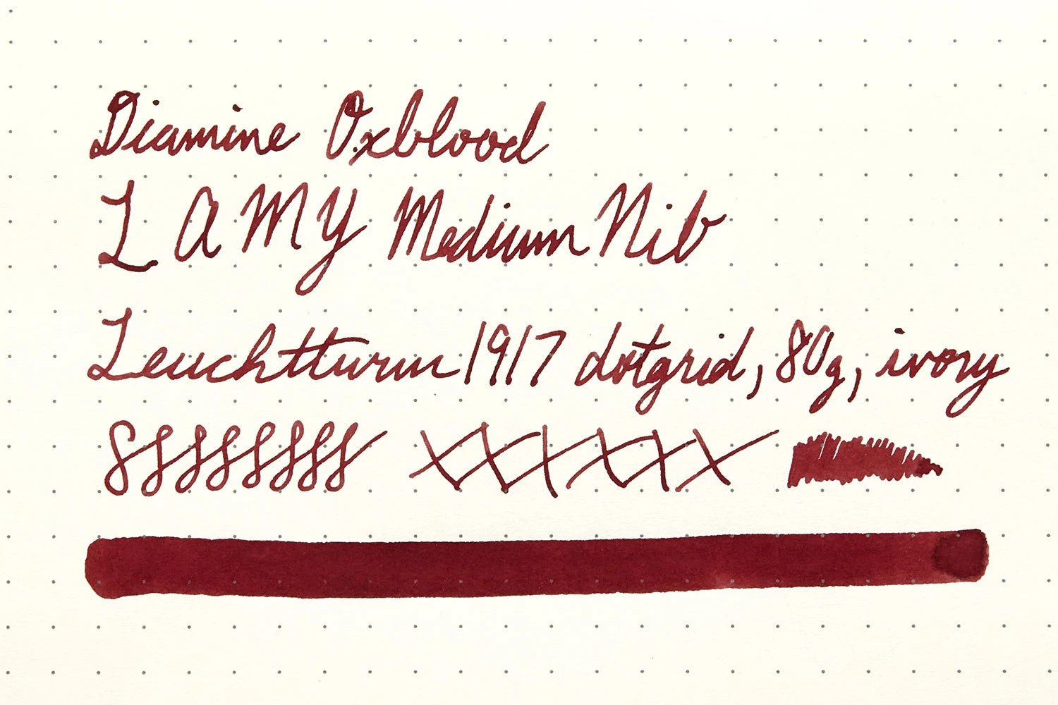 Diamine Oxblood - 80ml Bottled Ink 10 Diamine Oxblood - 80ml Bottled Ink - Image 10