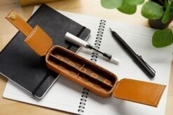 Esterbrook Double Pen Nook - British Tan -Writing Tools Store Esterbrook 2 PenNook BritishTan 2