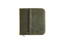 Esterbrook 20 Pen Zipper Canvas Pen Case - Army Green -Writing Tools Store Esterbrook PenCase Canvas 20Case Green stock 2