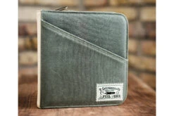 Esterbrook 20 Pen Zipper Canvas Pen Case - Army Green -Writing Tools Store Esterbrook PenCase Canvas 20Case Green stock 4