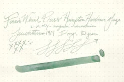 Ferris Wheel Press Hampton Harbour Sage - 38ml Bottled Ink -Writing Tools Store FerrisWheelPress HamptonHarbourSage InkReview OW Leuchtturm1917 80g 1