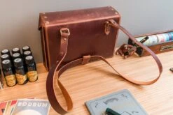 Galen Leather Writer's Medic Bag - Crazy Horse Tan -Writing Tools Store GL MedicBag Tan stock 11