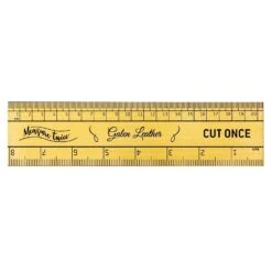 Galen Leather Brass Ruler