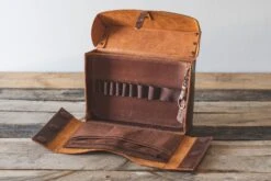Galen Leather Writer's Medic Bag - Crazy Horse Tan -Writing Tools Store GalenLeather MedicBag CrazyHorseTan 1