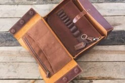 Galen Leather Writer's Medic Bag - Crazy Horse Tan -Writing Tools Store GalenLeather MedicBag CrazyHorseTan 2
