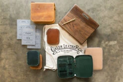 Galen Leather Zippered 10 Slot Pen Case - Crazy Horse Forest Green -Writing Tools Store GalenLeather PenCase 10Slot CrazyHorseGreen 3