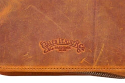 Galen Leather Zippered 40 Slot Pen Case - Crazy Horse Brown -Writing Tools Store GalenLeather PenCase 40Slot CrazyHorseBrown OW 6