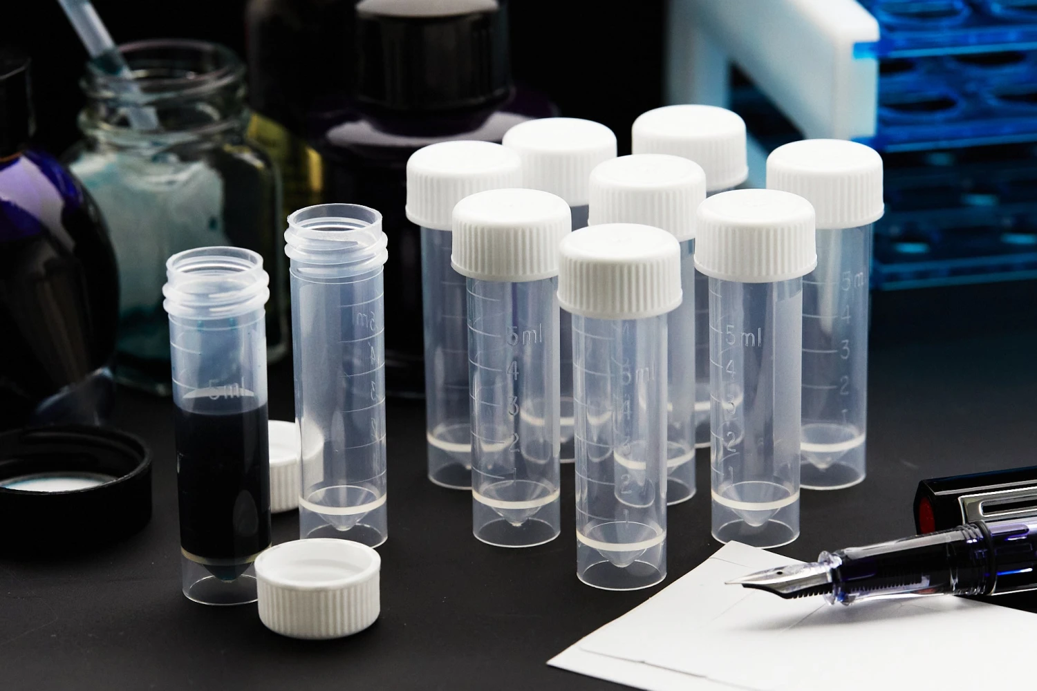 Goulet Empty Ink Sample Vials - Pack Of 10 2 Goulet Empty Ink Sample Vials - Pack Of 10 - Image 2