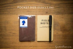 Goulet Notebook W/ 68gsm Tomoe River Paper - Pocket, Dot Grid 12 Goulet Notebook W/ 68gsm Tomoe River Paper - Pocket, Dot Grid -Writing Tools Store GouletPens TomoeRiver Notebooks SharedEnvironmental 10