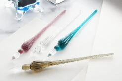 Herbin Round Glass Dip Pen - Turquoise -Writing Tools Store Herbin RoundGlassPens Clear Black Turquoise Violet group 1 1445bbb4 bcc4 4545 8487 bbdb7ac1a256