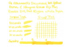 De Atramentis Document Ink Yellow - 45ml Bottled Ink -Writing Tools Store IR DeAtramentis DocumentInkYellow