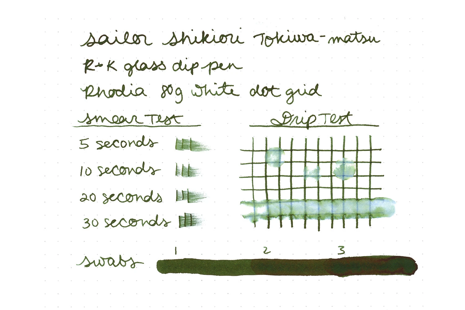 Sailor Shikiori Tokiwa-matsu - 20ml Bottled Ink 10 Sailor Shikiori Tokiwa-matsu - 20ml Bottled Ink - Image 10