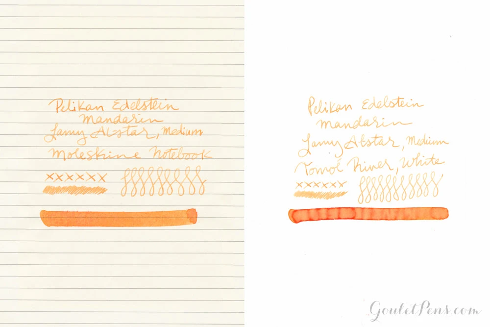 Pelikan Edelstein Mandarin - 50ml Bottled Ink 9 Pelikan Edelstein Mandarin - 50ml Bottled Ink - Image 9