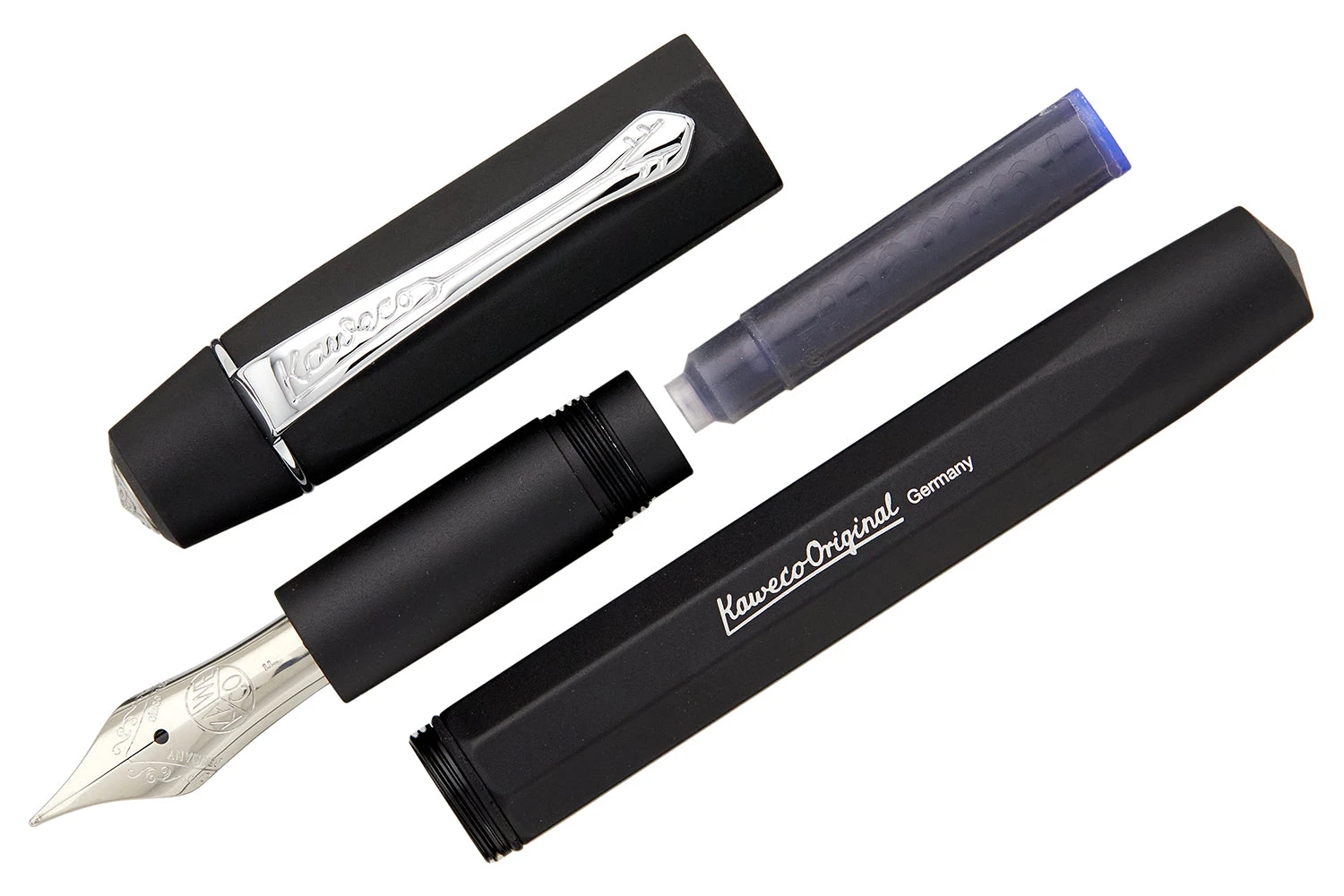 Kaweco Original Fountain Pen - Black Chrome 3 Kaweco Original Fountain Pen - Black Chrome - Image 3