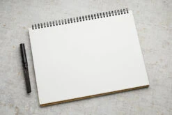 Maruman Mnemosyne N181 A4 Imagination Notepad - Blank -Writing Tools Store Maruman Mnemosyne N181 A4ImaginationNotepad Blank Detail Inside 1