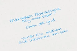 Maruman Mnemosyne N104 B5 Notebook - Dot Grid -Writing Tools Store Maruman Mnemosyne WritingSample DotGrid 5mm 80g White 1