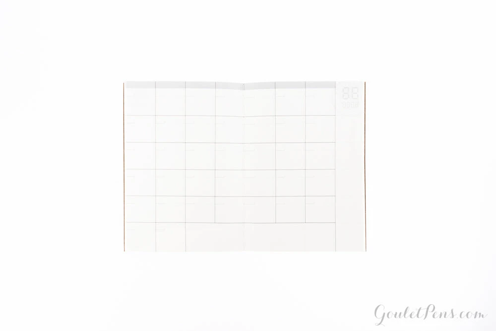 Traveler's Notebook Passport Refill 006 - Monthly Planner 2 Traveler's Notebook Passport Refill 006 - Monthly Planner - Image 2