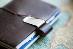 Traveler's Notebook Accessory 016 - Medium Pen Holder, Camel -Writing Tools Store Midori PenClip Medium Brown 4 b873f1ce 0629 4737 9691 7d0f92e1f1a5