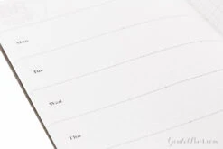 Traveler's Notebook Regular Refill 019 - Weekly Planner + Grid -Writing Tools Store Midori Regular Refill 019 6