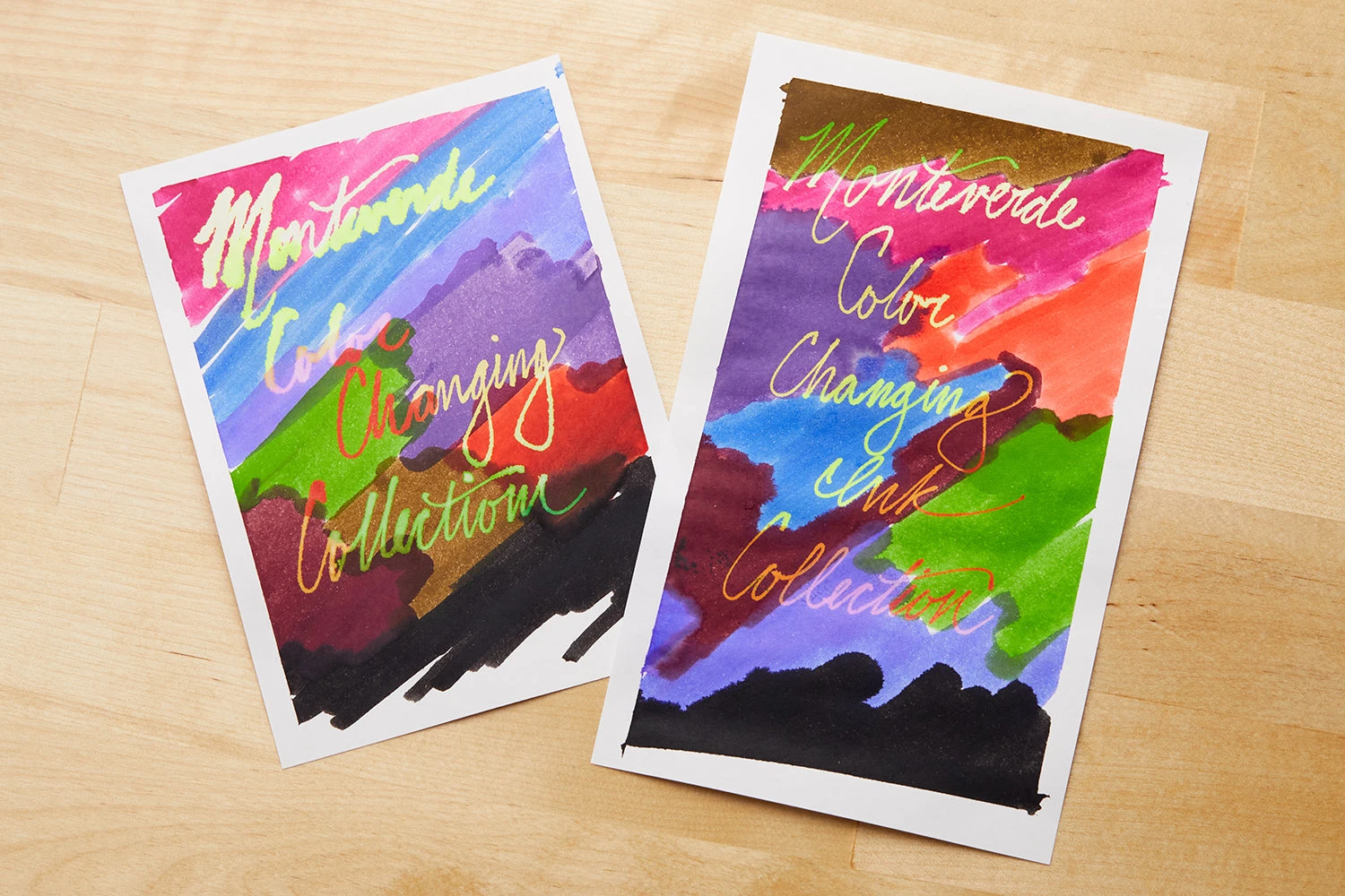 Monteverde Color Changing Purple To Yellow - 30ml Bottled Ink 5 Monteverde Color Changing Purple To Yellow - 30ml Bottled Ink - Image 5