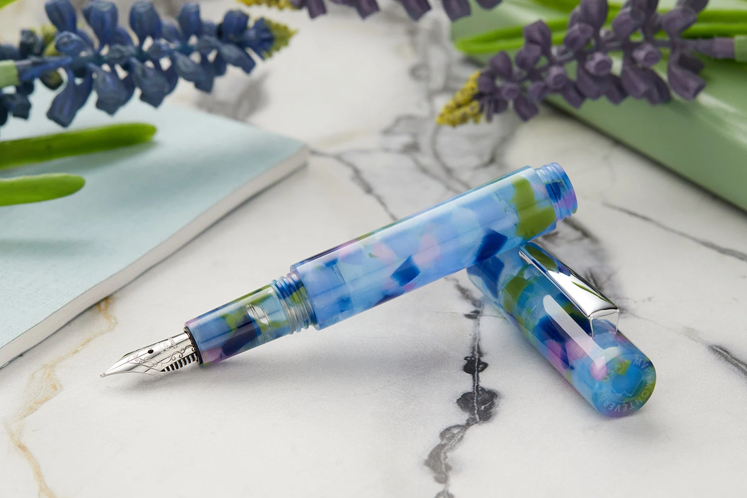 Monteverde MVP Fountain Pen - Blue Squares 8 Monteverde MVP Fountain Pen - Blue Squares - Image 8