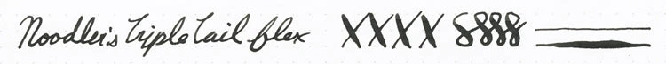 Noodler's Triple Tail Flex Fountain Pen - Clear 16 Noodler's Triple Tail Flex Fountain Pen - Clear - Image 16