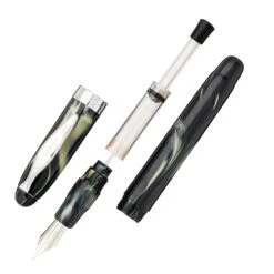 Noodler's Ahab Flex Fountain Pen - Ivory Darkness -Writing Tools Store Noodlers Ahab Flex IvoryDarkness OW 3