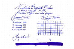 Noodler's Baystate Blue - 4.5oz Bottled Ink With Free Charlie Pen -Writing Tools Store Noodlers BaystateBlue InkReview Rhodia 80g 1 61b82348 d49f 4f7d 9d13 fc1072aab042